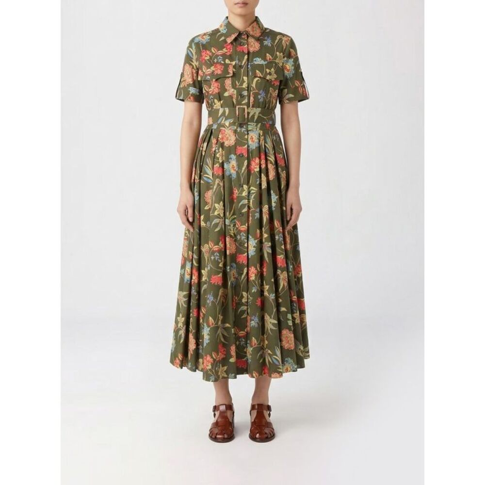 Fay Women Fay Cotton Shirtdress With Floral Print
